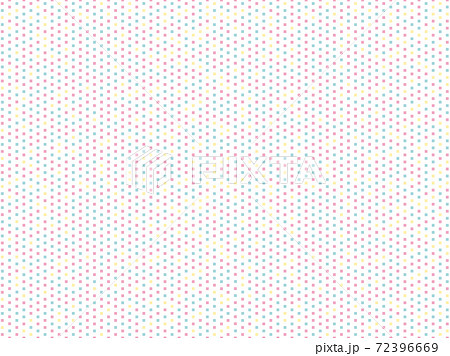 三色のランダムな配色の正方形のパターンのイラスト素材