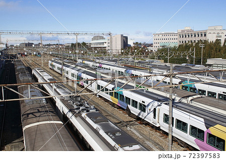 大宮総合車両センター東大宮センターの特急車両 72397583