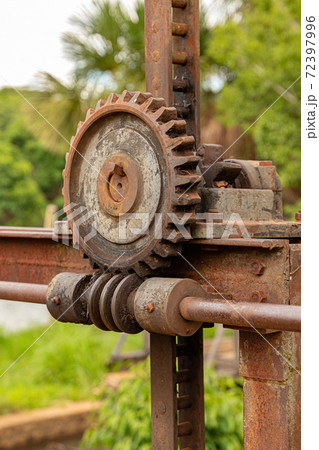 Gears of a floodgate Gears of a floodgate 72397996