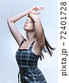 Portrait of a Teenage Girl with Long Brown Hair. 72401728