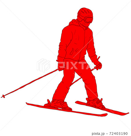 Sketches silhouettes snowboarders on white background illustration 72403190