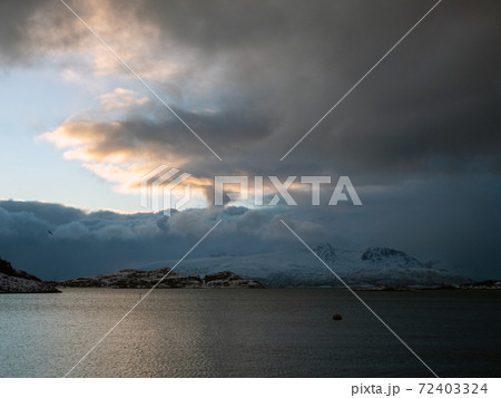 Beach at Sommaroya, Kvaloya, Norway 72403324