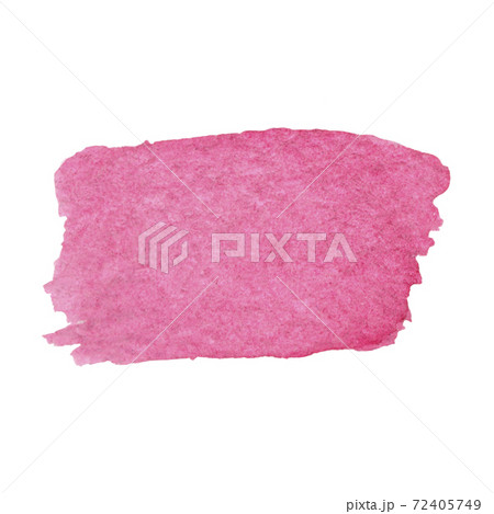 pink watercolor brushstroke. hand-drawn watercolor texture pink watercolor brushstroke. hand-drawn watercolor texture 72405749