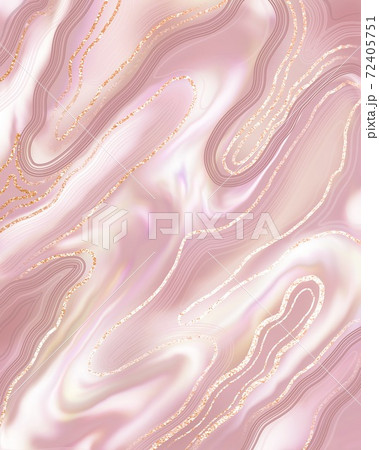 Elegant marble texture. Rose gold liquid shiny texture. Luxury backgrounds 72405751