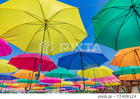 カラフルなスカイアンブレラ カラフルなスカイアンブレラ 72406124