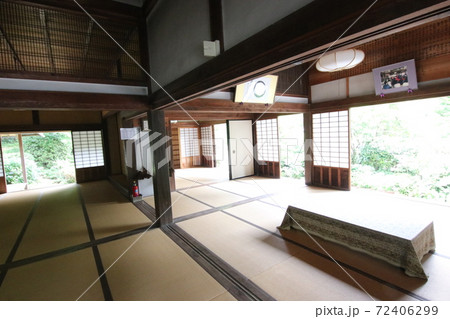 阿弥陀寺のあじさい、紫陽花寺、防府市、アジサイ祭、和室、縁側、寺 阿弥陀寺のあじさい、紫陽花寺、防府市、アジサイ祭、和室、縁側、寺 72406299