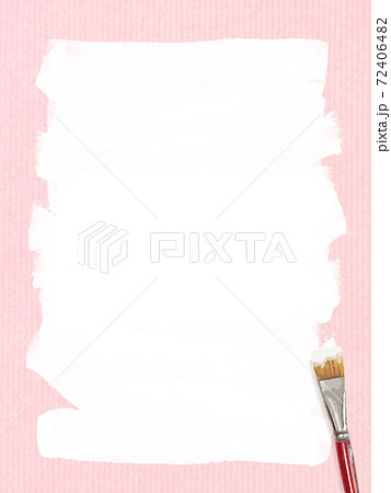 絵具で描いたかわいいフレーム 複数のバリエーションがありますのイラスト素材