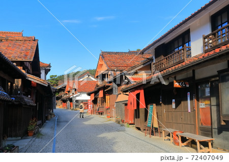 【岡山県】吹屋ふるさと村の町並み 【岡山県】吹屋ふるさと村の町並み 72407049
