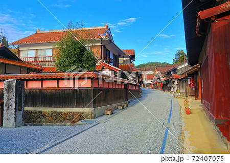 【岡山県】吹屋ふるさと村の町並み 72407075