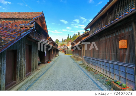 【岡山県】吹屋ふるさと村の町並み 72407078