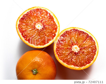 瀬戸内のブラッドオレンジの写真素材