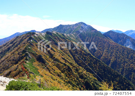 大天井、燕岳、夕日、百名山、長野、表銀座ルート、槍ヶ岳、東鎌尾根、朝日、燕岳、紅葉 72407554