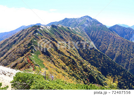 大天井、燕岳、夕日、百名山、長野、表銀座ルート、槍ヶ岳、東鎌尾根、朝日、燕岳、紅葉 72407556