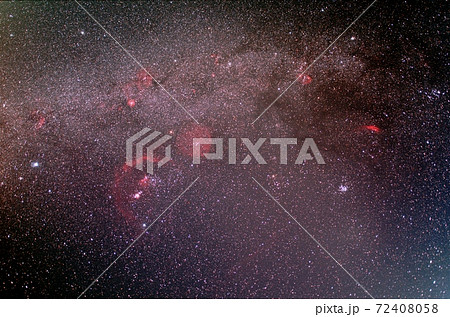 冬の星空 冬の星空 72408058
