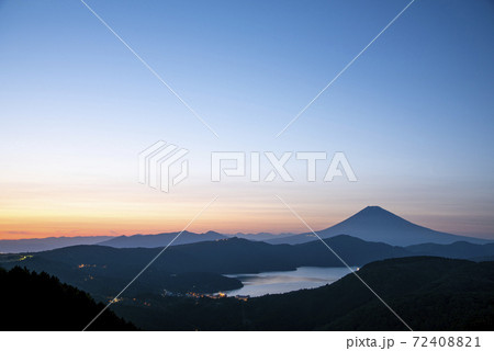 箱根　大観山からの眺望 72408821