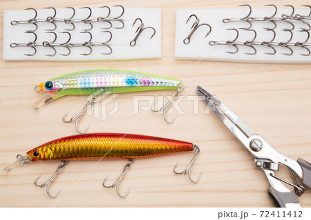 ルアーのフックの交換イメージ 72411412