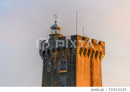 Lighthouse on the Arundel tower in Les Sables d'Olonne. 72413135