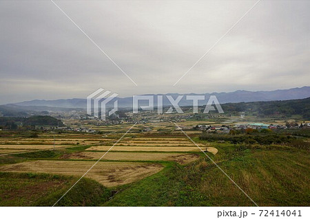 牟礼村と三水村と合併し飯綱町となる原風景 野菊の如き君なりきのロケ地 の写真素材