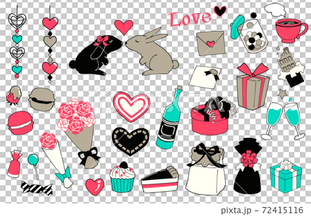 Valentine material set 72415116