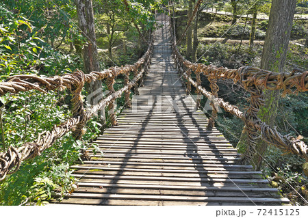 【かずら橋】 福井県今立郡池田町土合皿尾 72415125