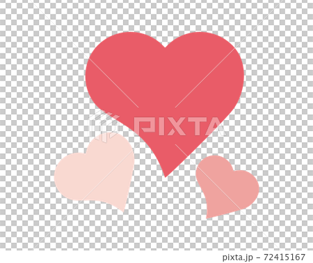 ハートのアイコン バレンタインのベクターイラストのイラスト素材