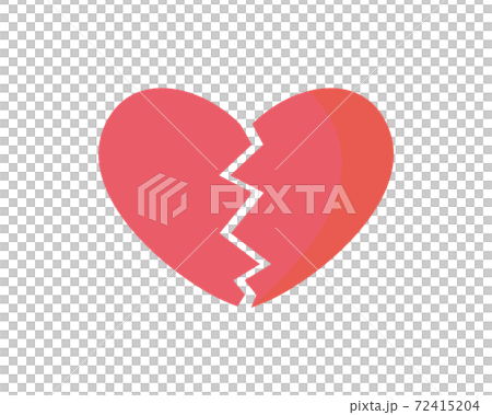 Broken heart icon vector illustration - Stock Illustration [72415204 ...