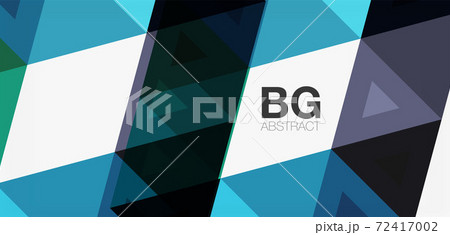 Mosaic triangle pattern abstract background for cover, banner, flyer and poster and other template Mosaic triangle pattern abstract background for cover, banner, flyer and poster and other template 72417002