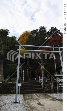 神奈川県横須賀市パワースポット走水神社の冬 72417231