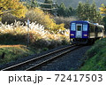 晩秋のローカル線 72417503