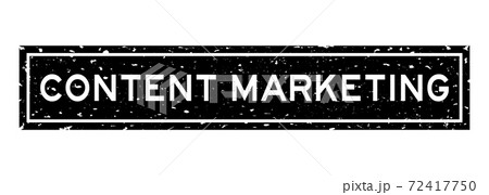 Grunge black content marketing word square rubber seal stamp on white background Grunge black content marketing word square rubber seal stamp on white background 72417750