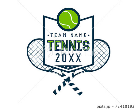 Tennis Team vector text with ball and racket design. Lettering For t-shirt, greeting card or poster design Sport Background Vector Illustration. Tennis Team vector text with ball and racket design. Lettering For t-shirt, greeting card or poster design Sport Background Vector Illustration. 72418192