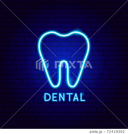 Dental Neon Label 72419302