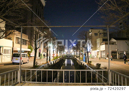 埼玉県熊谷市星川通り夜市のある風景 72420297