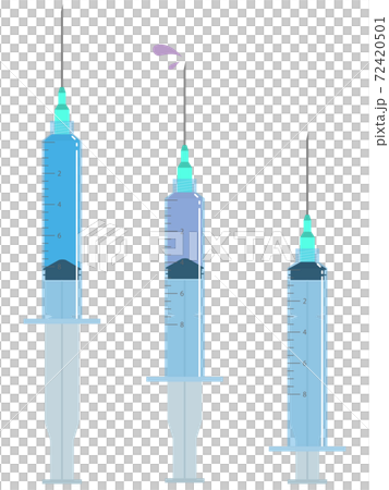Simple syringe illustration set 72420501