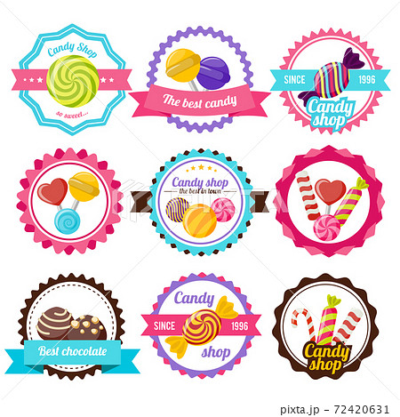 Sweet Candy Flat Emblem Sweet Candy Flat Emblem 72420631