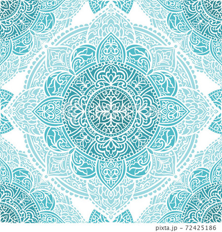 Seamless pattern with mandala ornament. 72425186