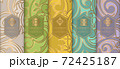 Vintage set of chocolate bar packaging design. 72425187