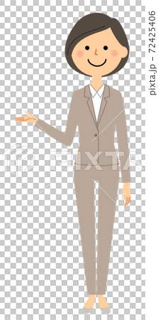 一個女人穿西裝來解釋 一個女人穿西裝來解釋 72425406