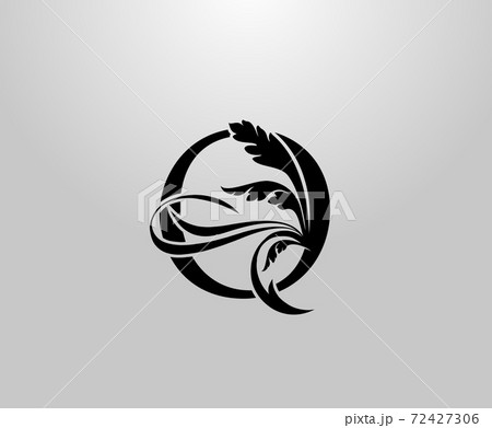 Classic Elegant letter O Floral logo. Vintage drawn emblem for book design, weeding card, brand name, business card, Restaurant, Boutique, Hotel. 72427306