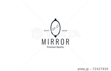 classic mirror wall simple logo vector icon design illustration classic mirror wall simple logo vector icon design illustration 72427930