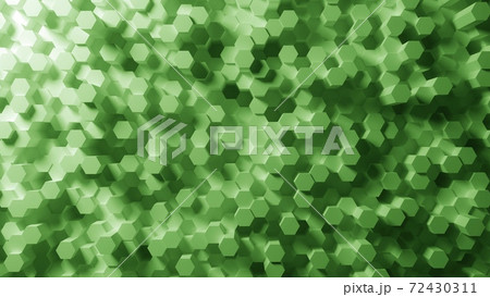 Green hexagonal bars pattern, abstract 3D rendering Green hexagonal bars pattern, abstract 3D rendering 72430311