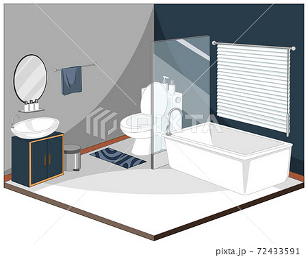 Bathroom interior with furniture Bathroom interior with furniture 72433591