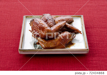 中華風とり手羽先の甘辛煮 中華風とり手羽先の甘辛煮 72434868
