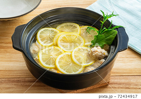 鶏つみれのレモン鍋 72434917