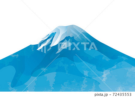 日本 富士山の美しい和風イメージ背景イラストのイラスト素材