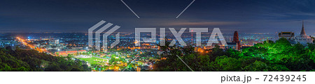 Phetchaburi cityscape. Phetchaburi cityscape. 72439245