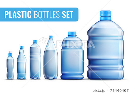 Plastic Bottles Icon Set Plastic Bottles Icon Set 72440407