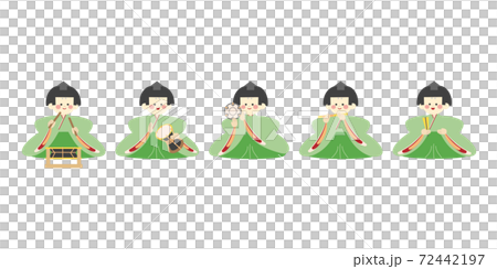 ひな祭り 五人囃子 ひな祭り 五人囃子 72442197