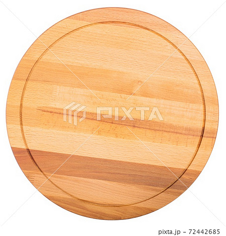 Round cutting board. Top view 72442685