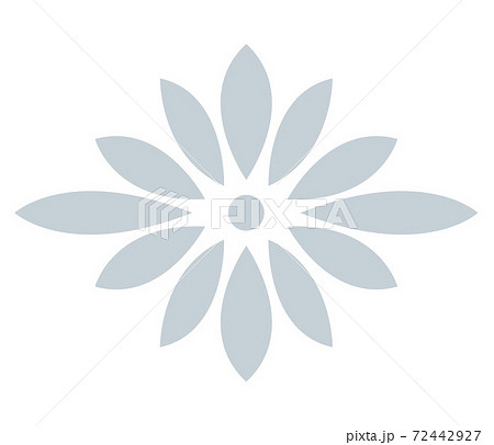 Japanese style vector flower Japanese style vector flower 72442927